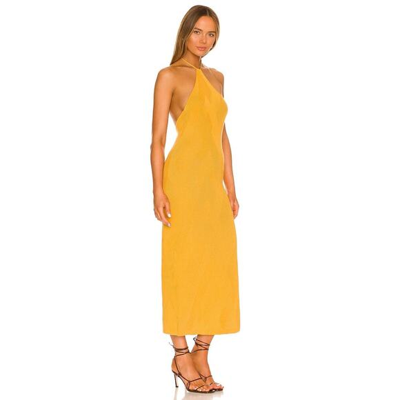 Free People Kristy Sweater Midi Dress Fade Yellow Size M - Picture 2 of 7